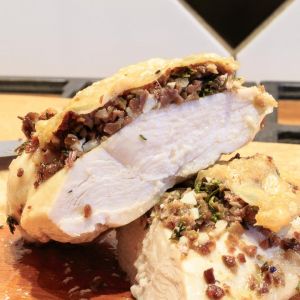Low-Carb: Huhn mit einer Oliven-Tapanade
