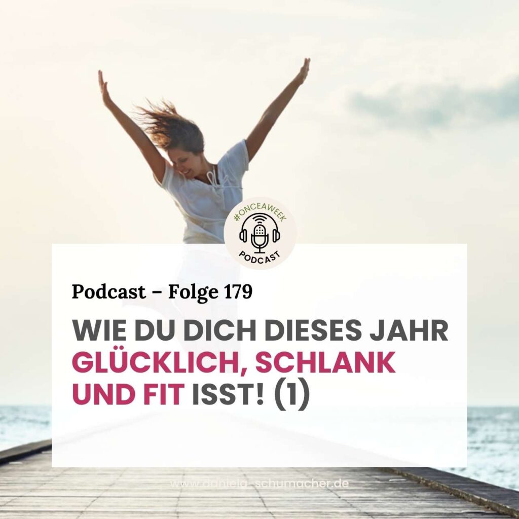 Glücklich schlank neues Jahr