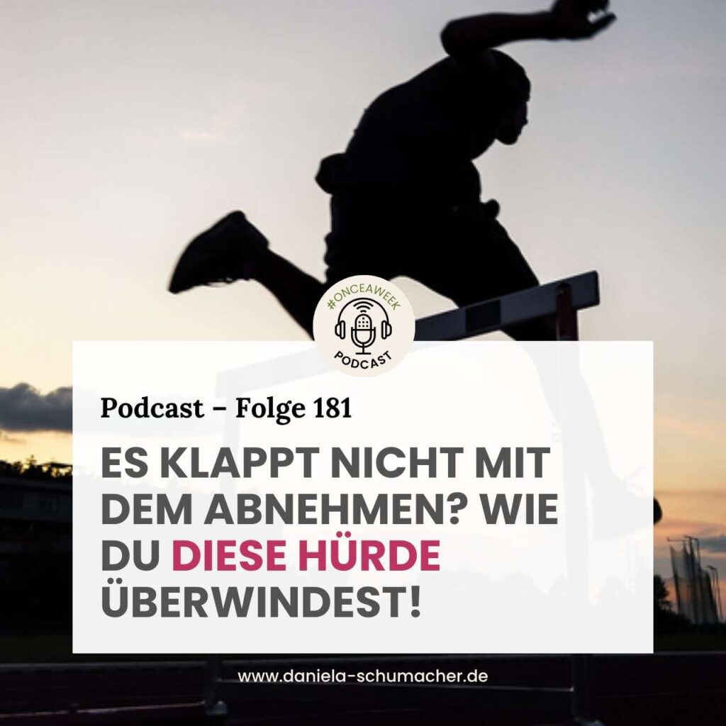 Hürden überwinden Abnehmen