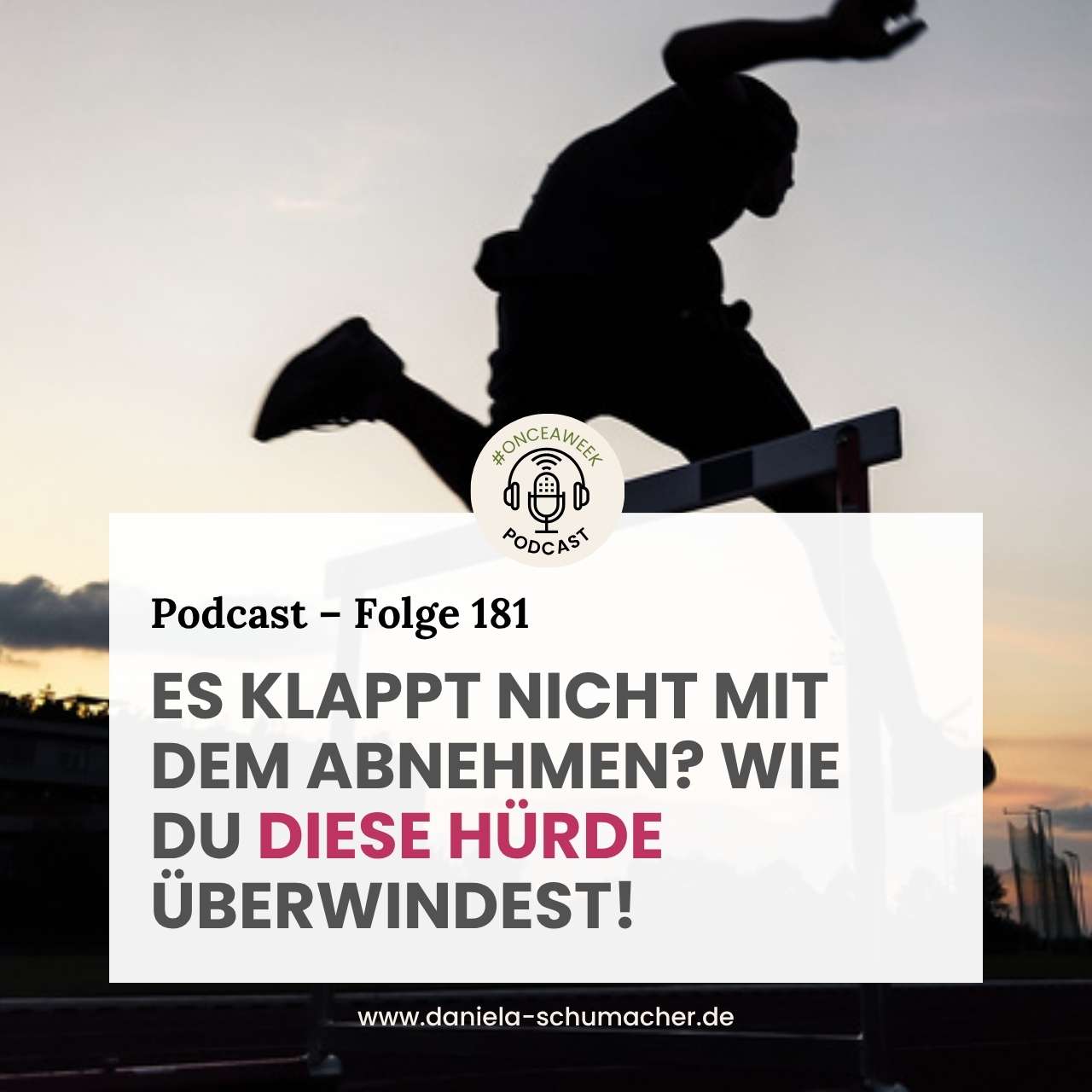 Hürden überwinden Abnehmen