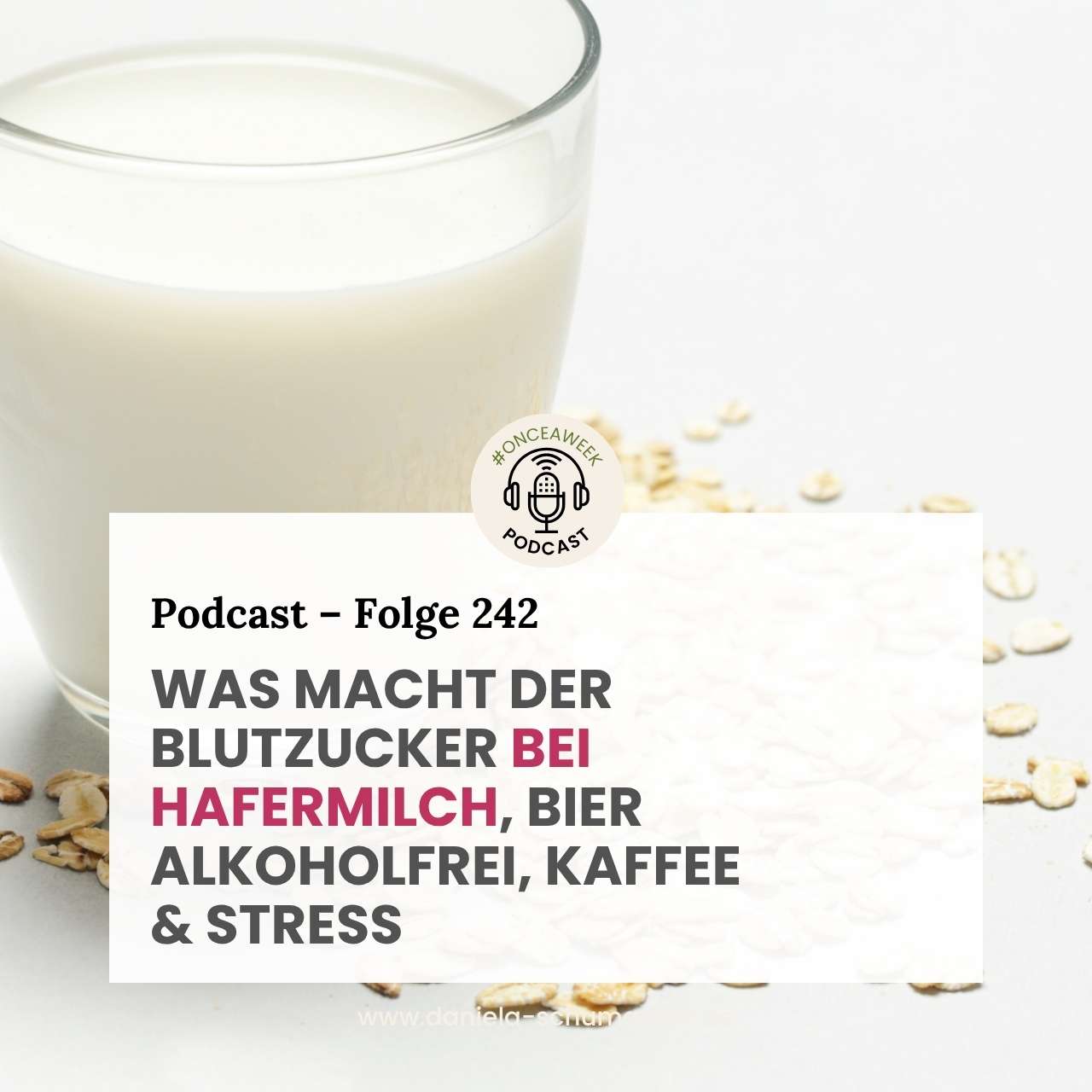 Blutzucker-Hafermilch