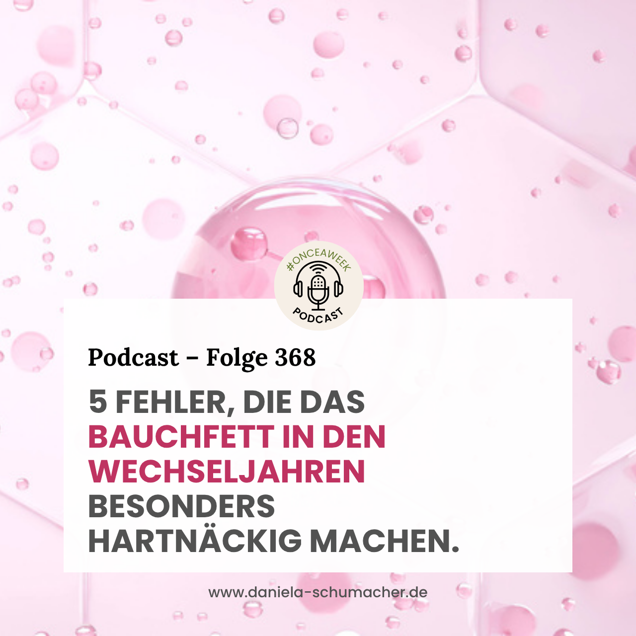 Bauchfett Wechseljahre