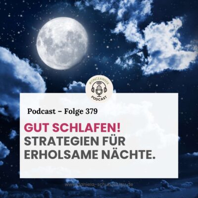 Gut schlafen! Strategien für erholsame Nächte mit Kyra Kauffmann.